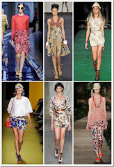 Primavera-Verão.2011 Grande Moda de estampados Florais Fique na moda vc tbém...