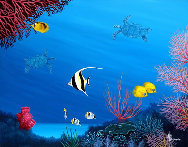 Pacific Fish 22 x 28 (Sold)