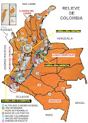 Ríos de Colombia. Descargar: Mapa ríos de Colombia aguas continentales