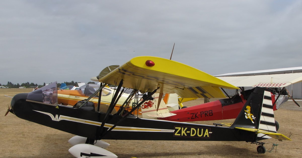 NZ Civil Aircraft Parasol Wings at Ashburton