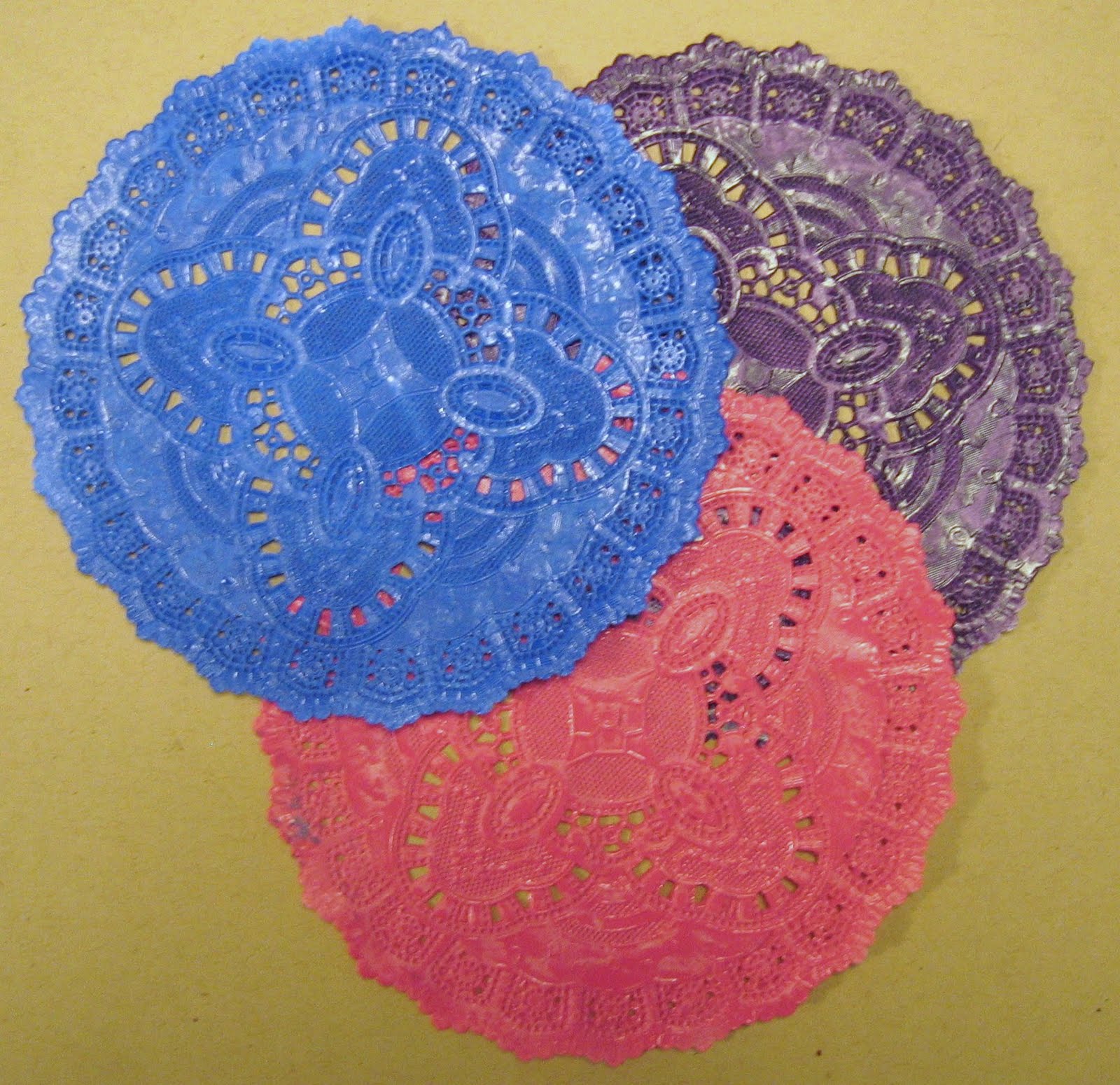 Paint. Paper. Play. doilies
