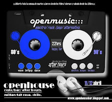 OPENMUSIC! 22hrs  WEEKEND VIER11 /SAB 12 ABRIL /entrada liberada.