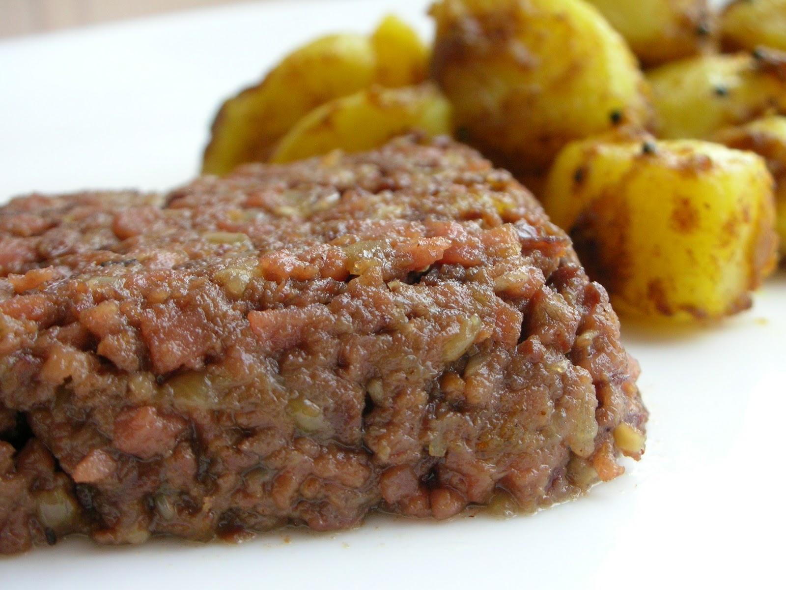 Easily Good Eats Chicken liver and smoked sausage parfait (low fat version)