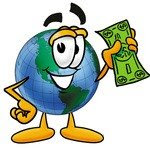 World+globe+cartoon
