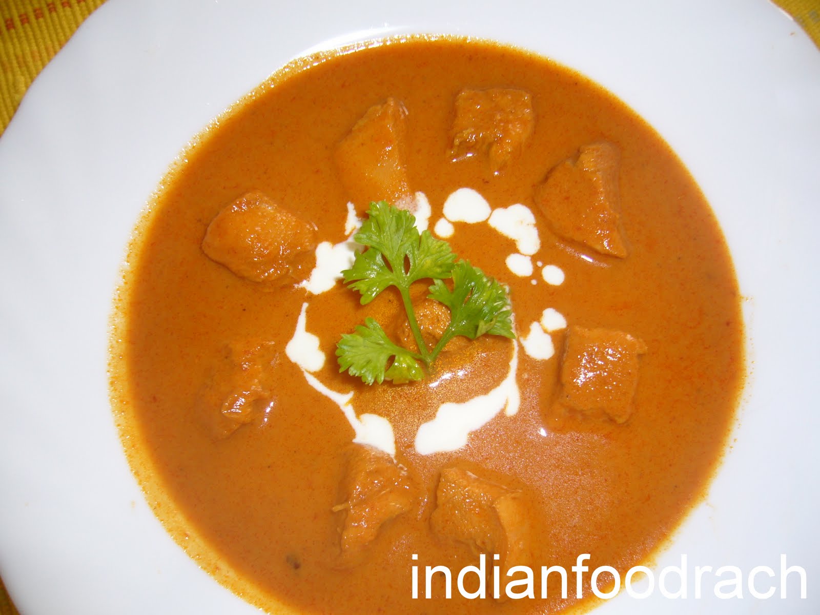 INDIAN FOOD Butter chicken masala ( murgh makhani)