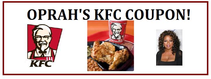 Oprah's KFC Coupon