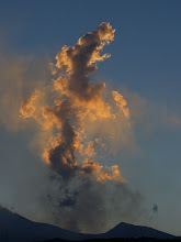 Smoke from Mount Etna