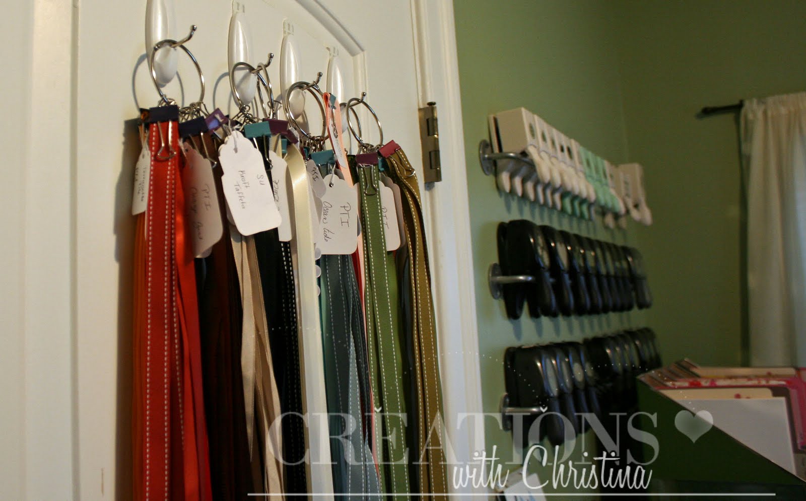 ribbon storage creations with
