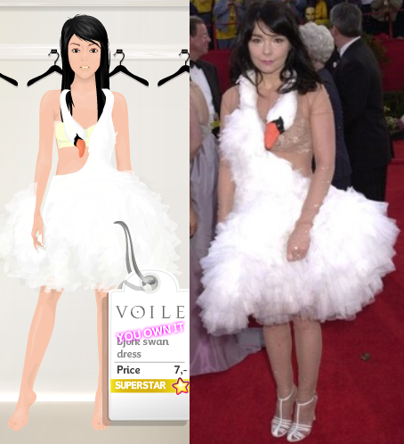 DARE TO WEAR The Bjork Swan Dress Poll WHAT TO DO