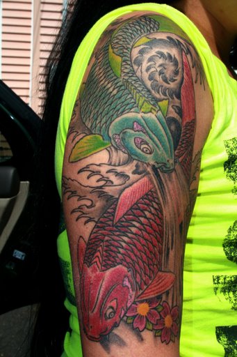 Koi tattoo is very famous in the 