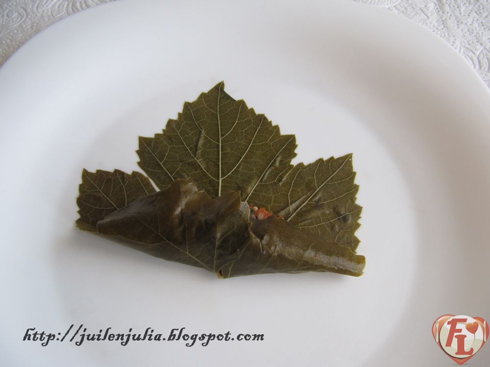 Egyptian "Mahshy" (Stuffed Grape Leaves & Cabbage)