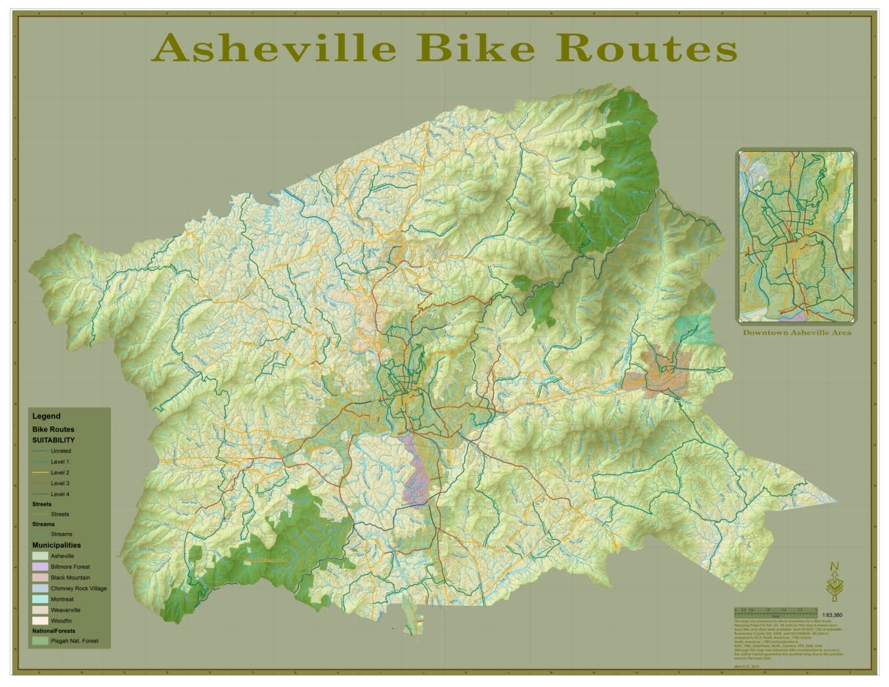 GIS Journal Asheville Bike Routes Project