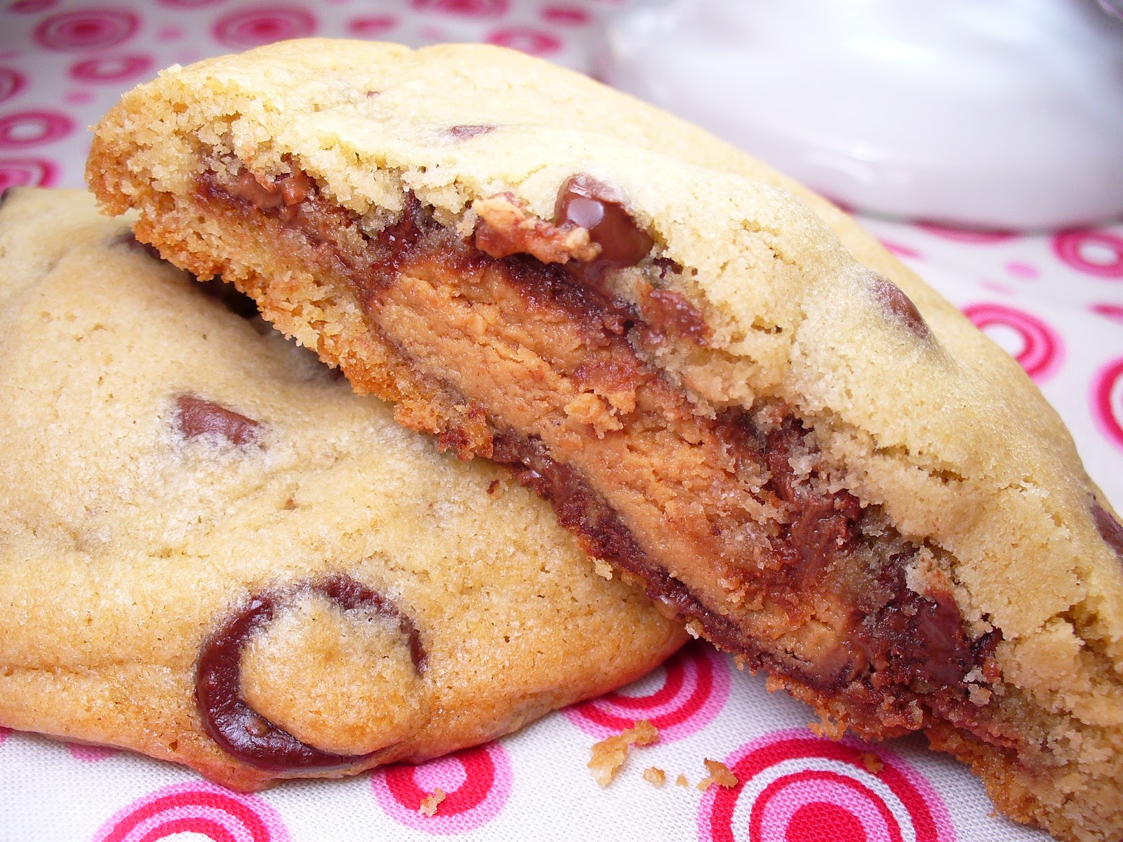 Leenee's Sweetest Delights Candy Bar Stuffed Chocolate Chip Cookies