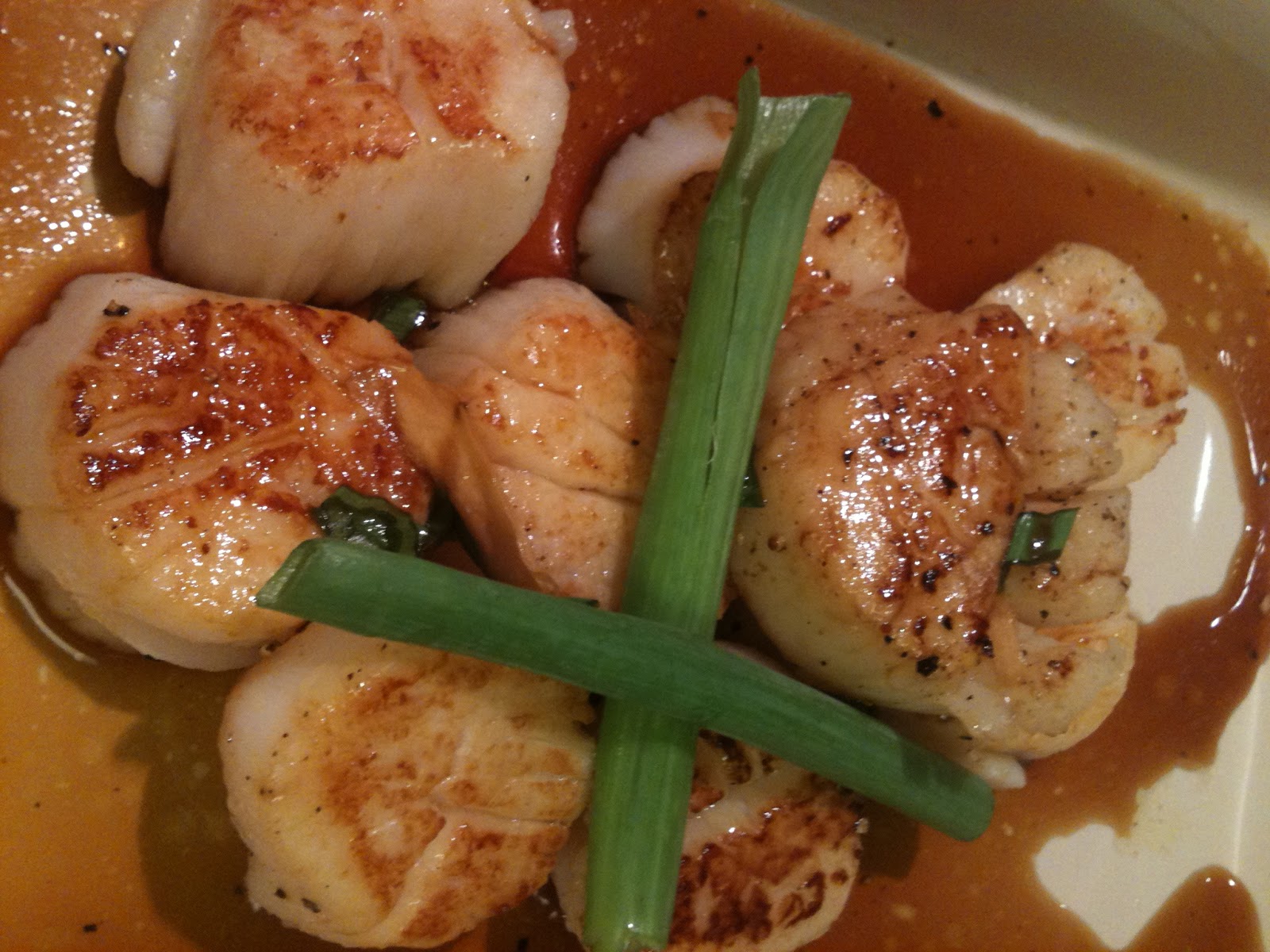 Deliciously Divine Seared Scallops with SoyGinger Sauce