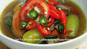 Spicy and Sour Indonesian Beef Soup Recipe