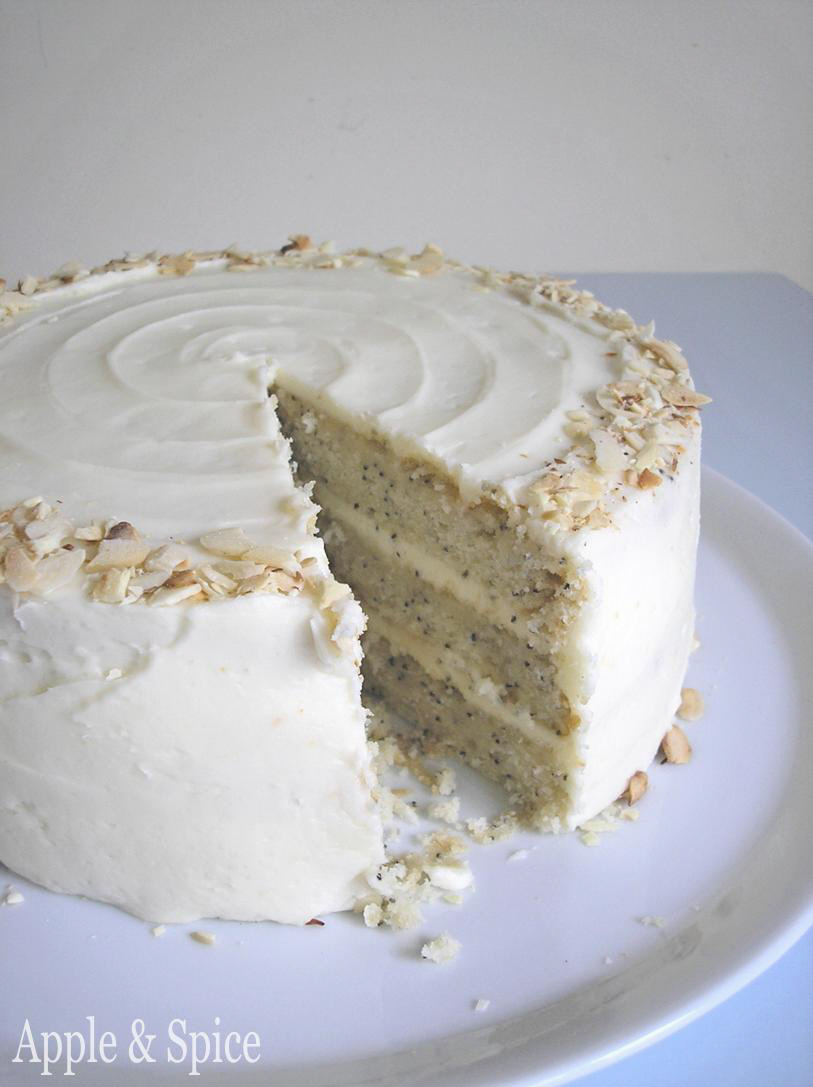 Apple & Spice The Cake Slice May 2010 Lemon Poppy Seed Cake with