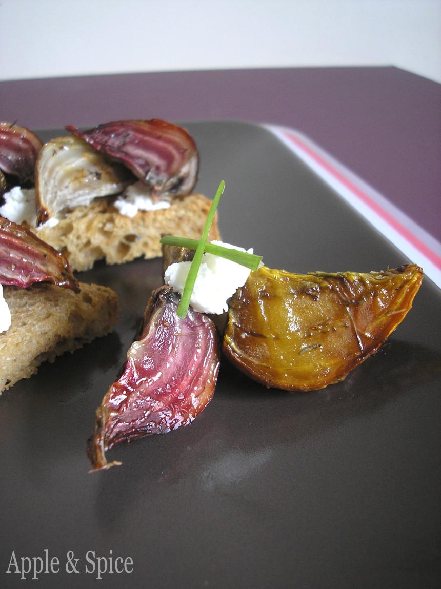 Apple & Spice Heritage Beetroot & Goats Cheese Bruschetta (GF)