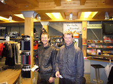 John and me after down hill muddybiking