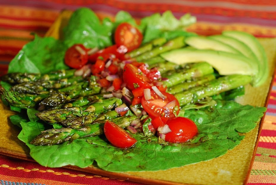 Roasted Asparagus Salad