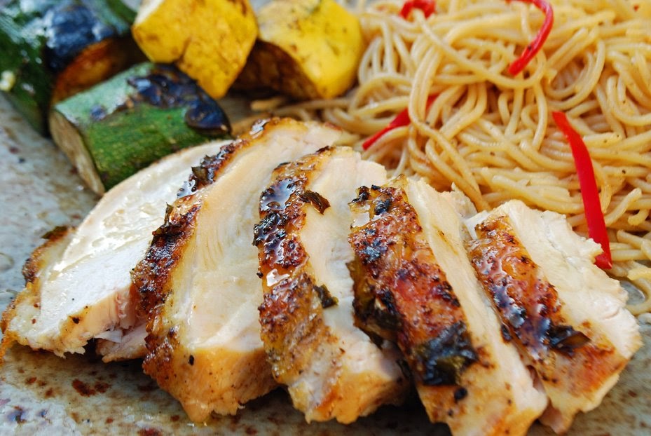 Airline Chicken Breast with Basil Butter