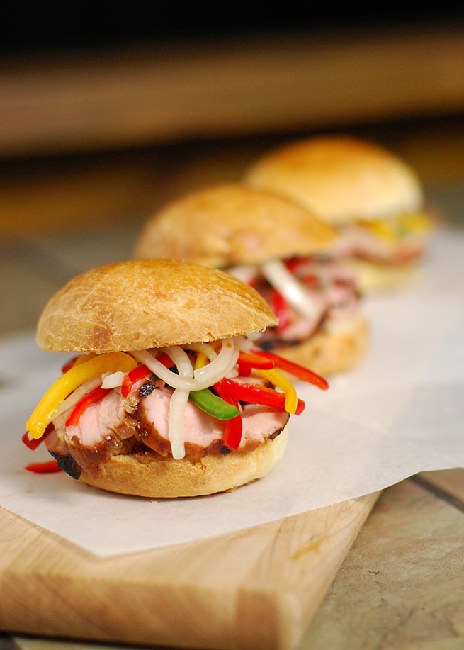Asian Pork Tenderloin Sliders