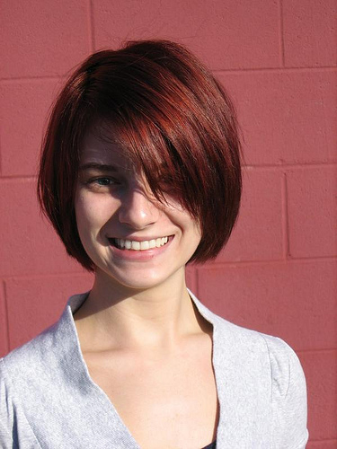 Medium Side Swept Bangs Hairstyles 2010 for Girls short hairstyles with side