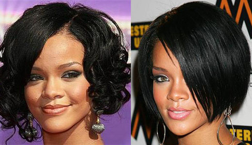 rihanna haircut. Rihanna Hairstyles