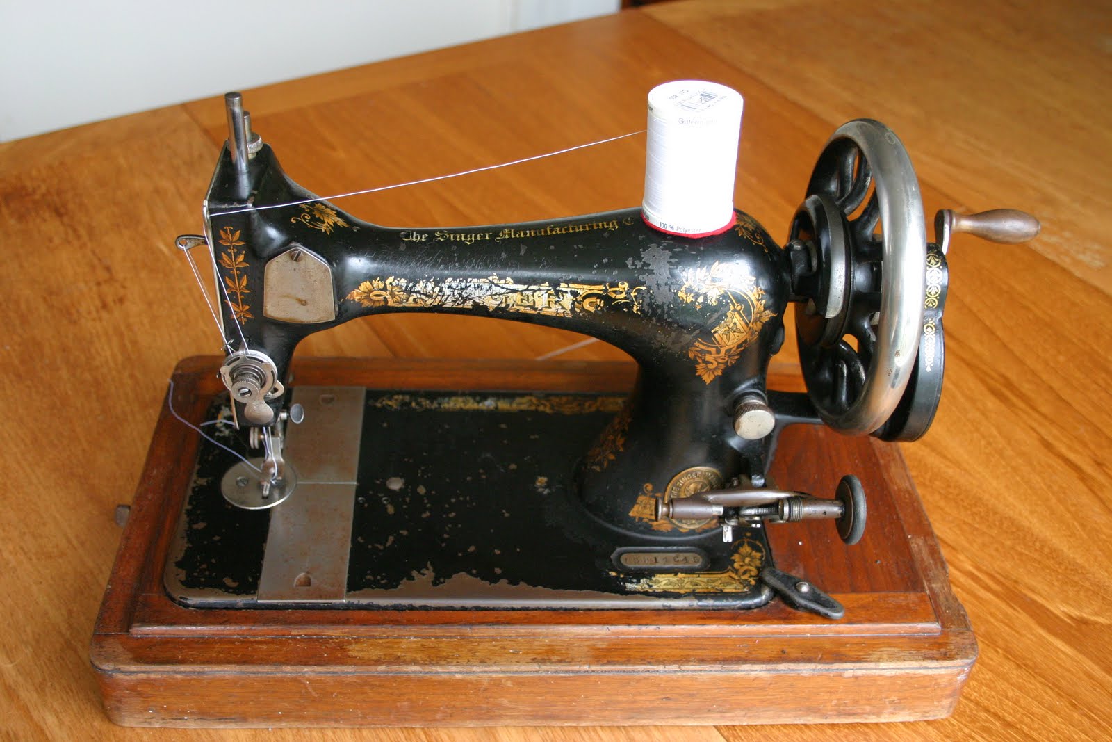 The Big Move NI to NZ My antique sewing machine