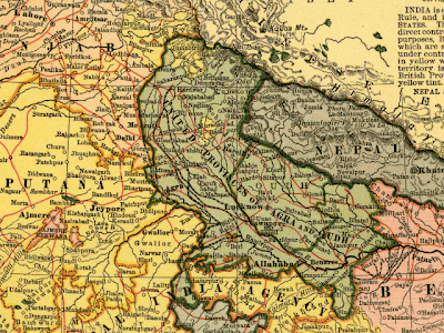 Map Of Awadh