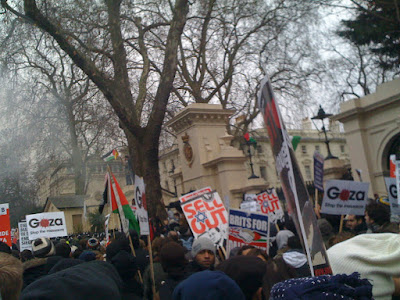 Protest against the bombing of Gaza