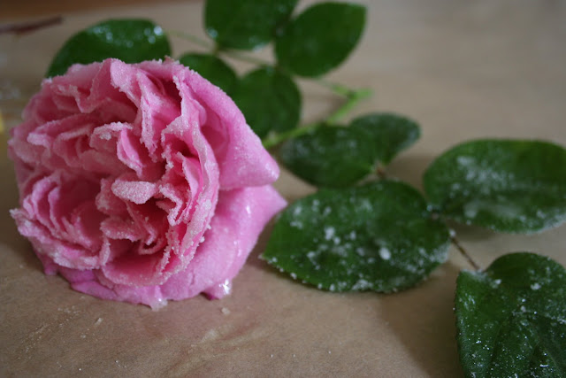 crystallise a whole flower