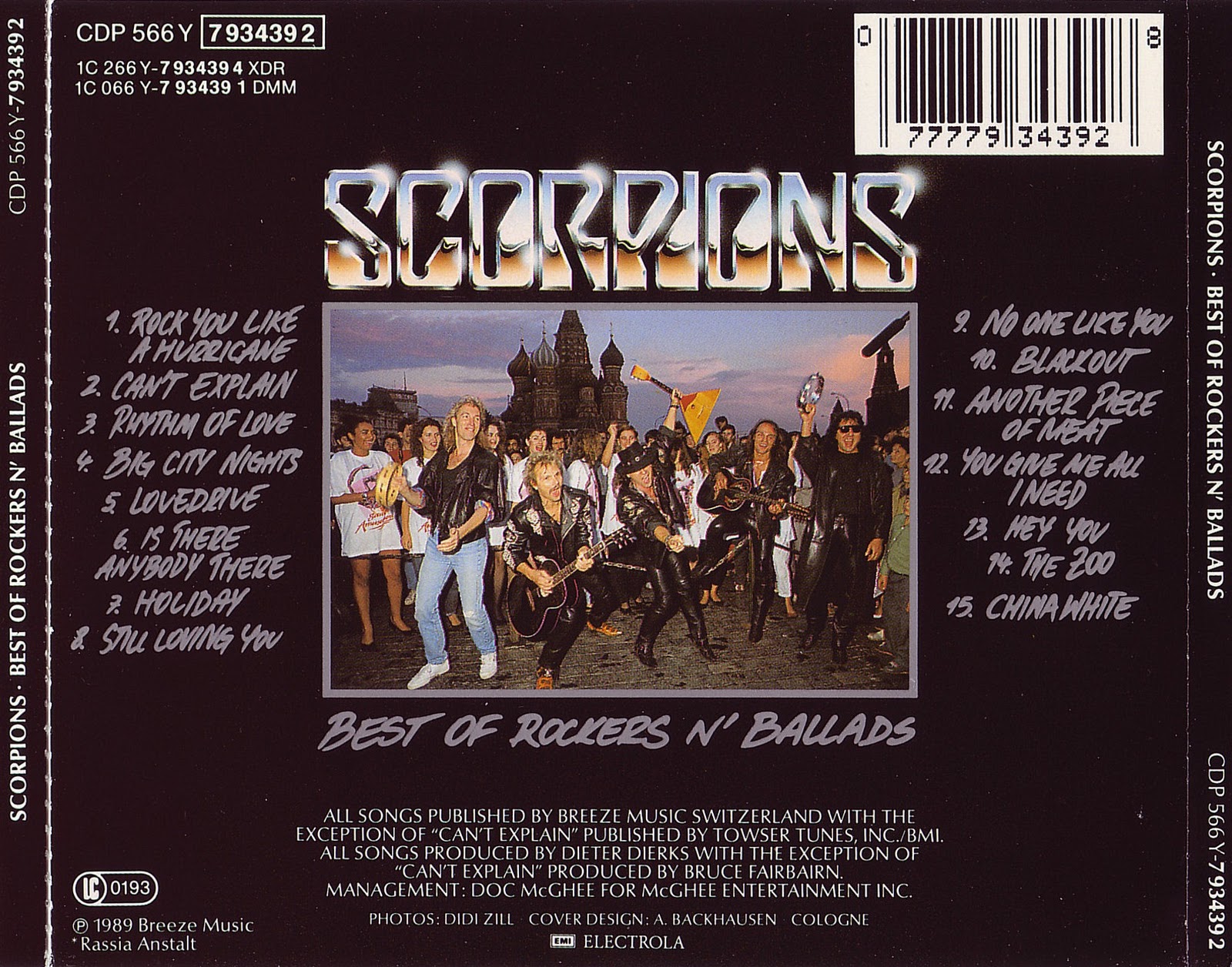 Scorpions The Best Ballads Альбом
