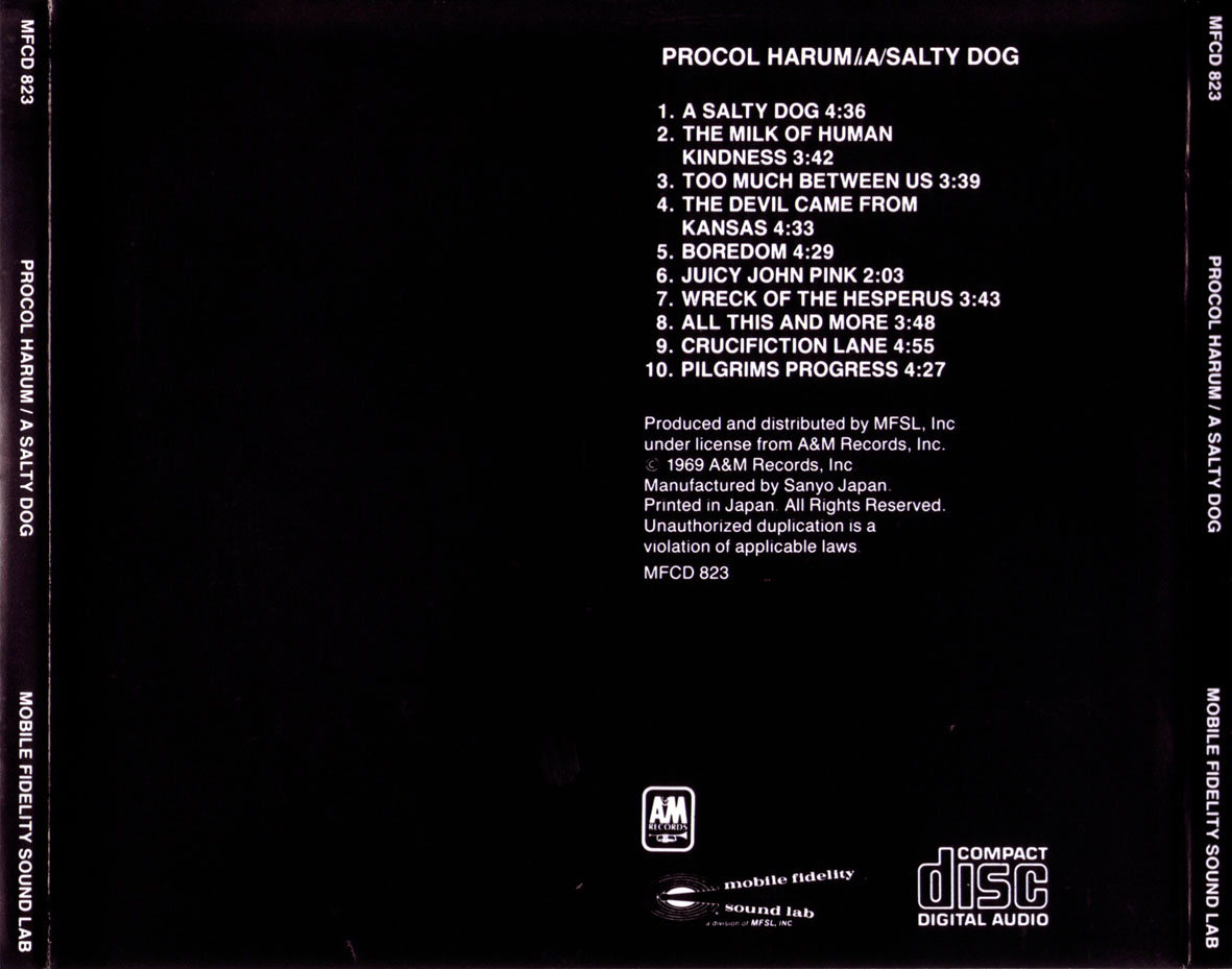 Procol Harum - A Salty Dog at Discogs
