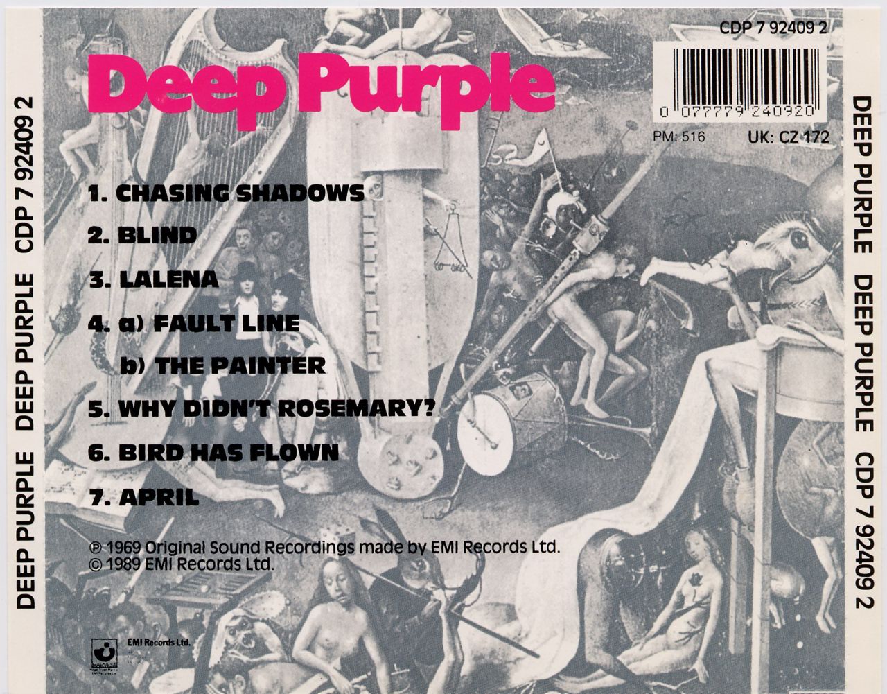 Musicotherapia Deep Purple Deep Purple (1969)