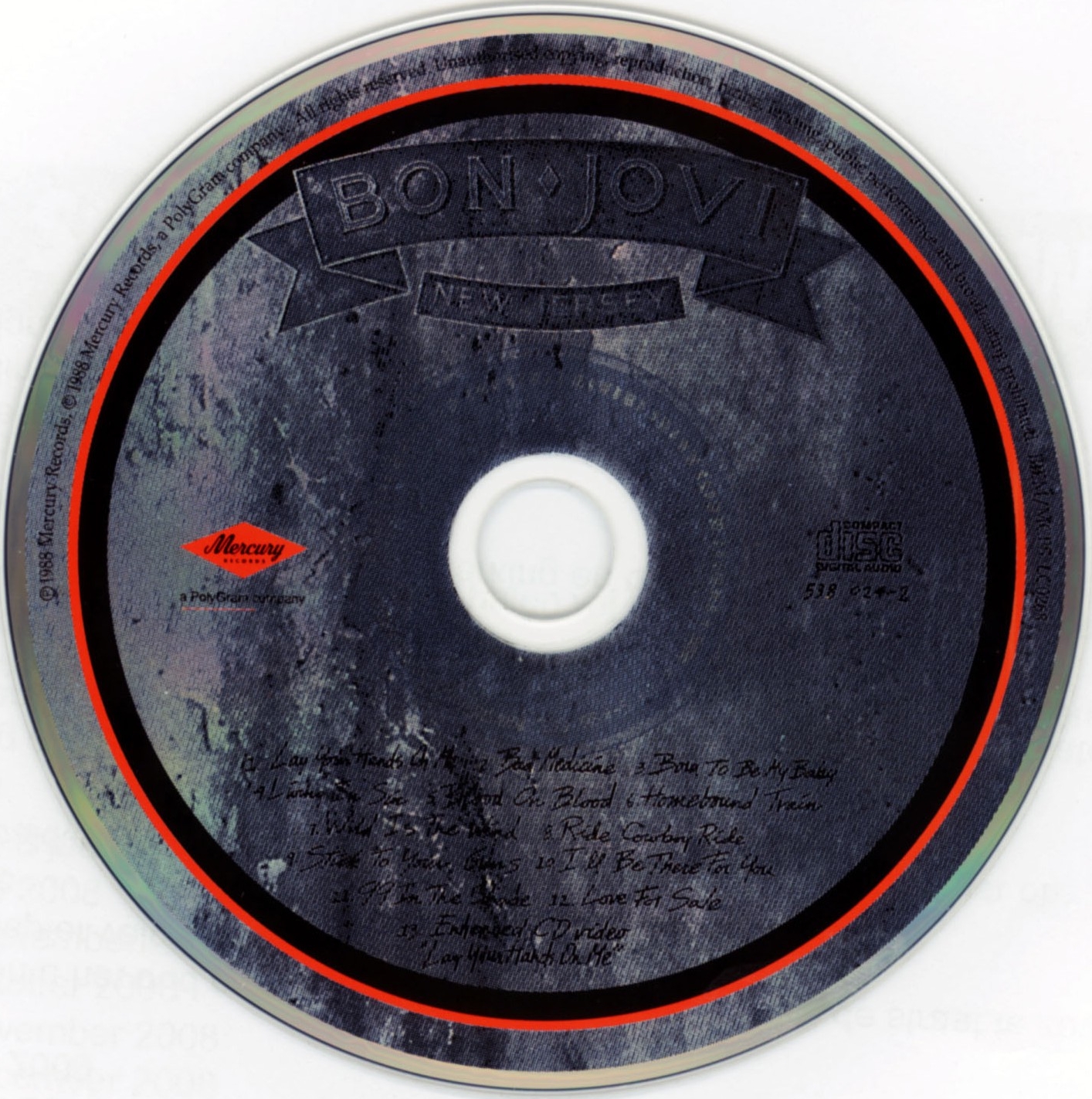 Musicotherapia Bon Jovi New Jersey (1988)