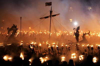 fire festival Up Helly Aa