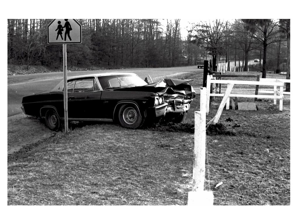 Bowie Living 1970s Accident Scene on Old Chapel Road