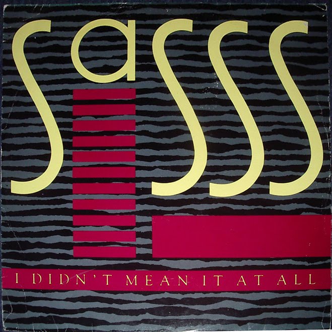 12'' Sass - I Didnt Mean It At All 1985