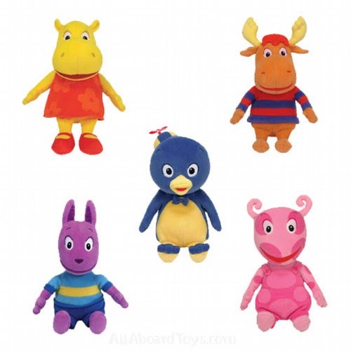 Backyardigans Plush Beanie Babies Plush Toy Gift Pack