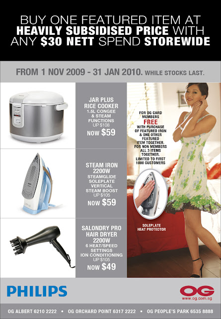 A Cup of Milk: OG Singapore Good Offer and Discount for Steam Iron ...