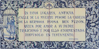 Azulejo en la casa de Susona