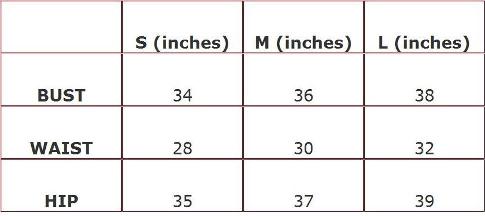 Sizing Chart