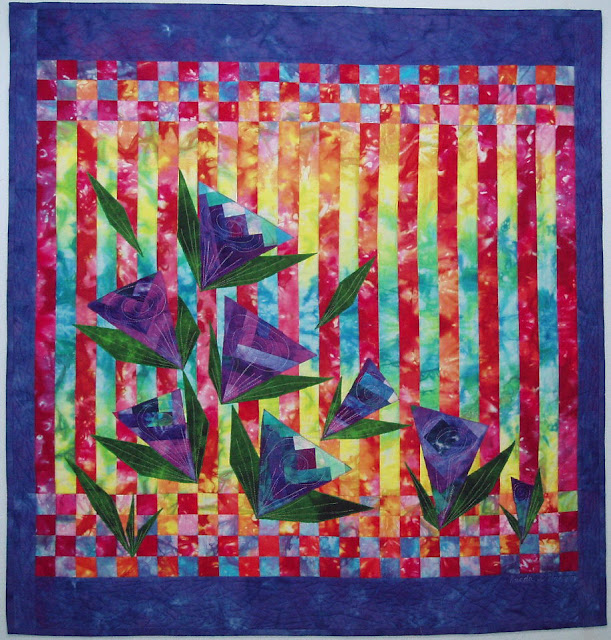 Exuberant Color Hand dyed fabric quilts