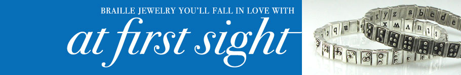 At First Sight Braille Jewelry