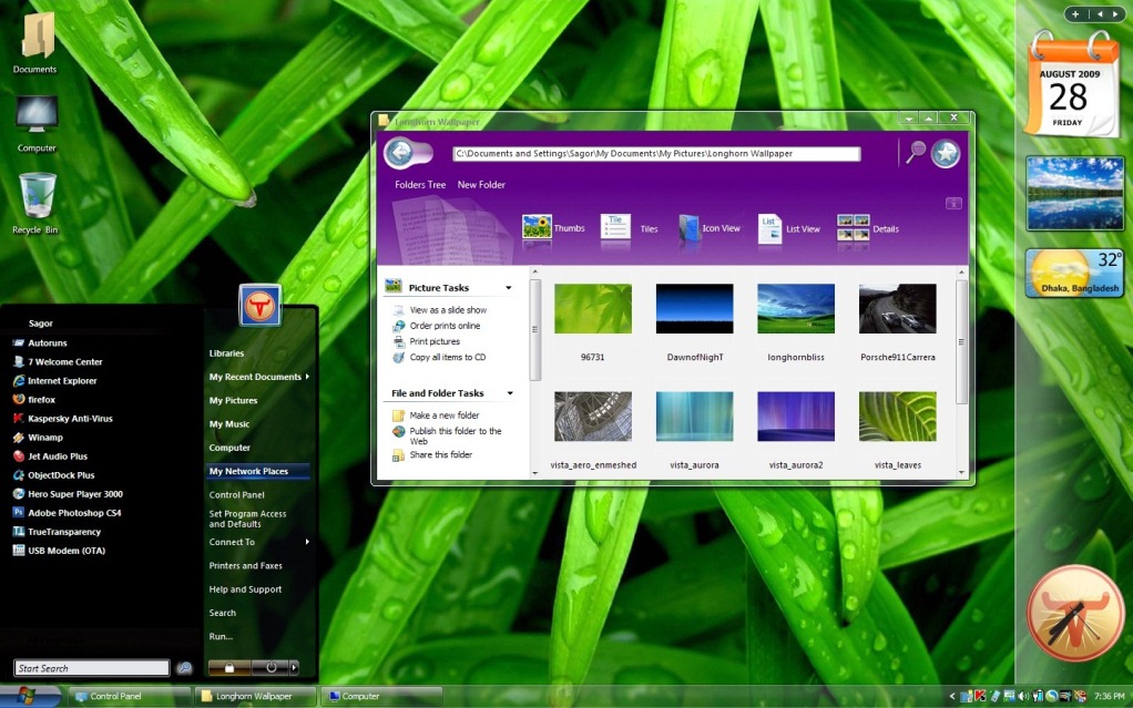 Windows 7 Theme In Vista