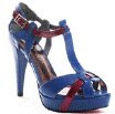 Paris Hilton Heels Pzaz Sandals Blue Shoes