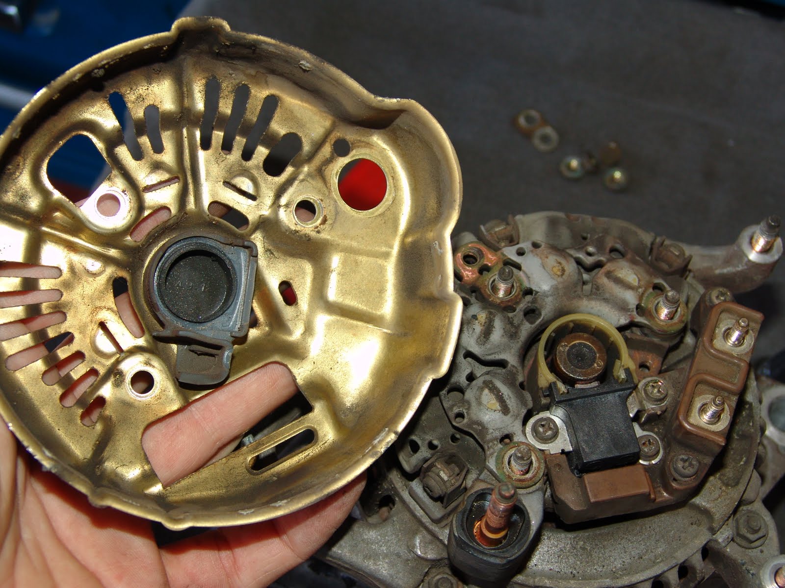 Sparky's Answers Changing Brushes in a Denso Alternator