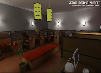 Desain-Interior-Warnet-Merah 