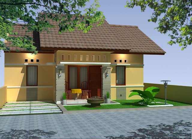 Desain Eksterior Rumah Tropis Modern