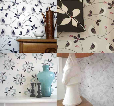 Mibo Wallpaper And Tile Tattoos Typicaldaytoday However I Really Wanted To Mention Mibo S Wallpapers Because They Are Charming As You Propably Noticed From The Number Of Interior Magazines